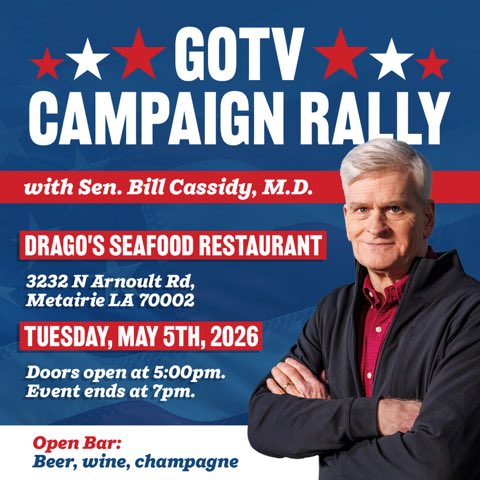 Bill Cassidy, M.D. tweet media