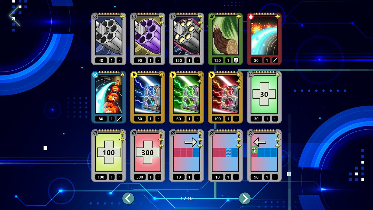 JHZech1's tweet image. Started work on the collection menu for my Battle Network style game Ghost in the Cloud #roguelike #cards #megaman #gamedev #indiegame