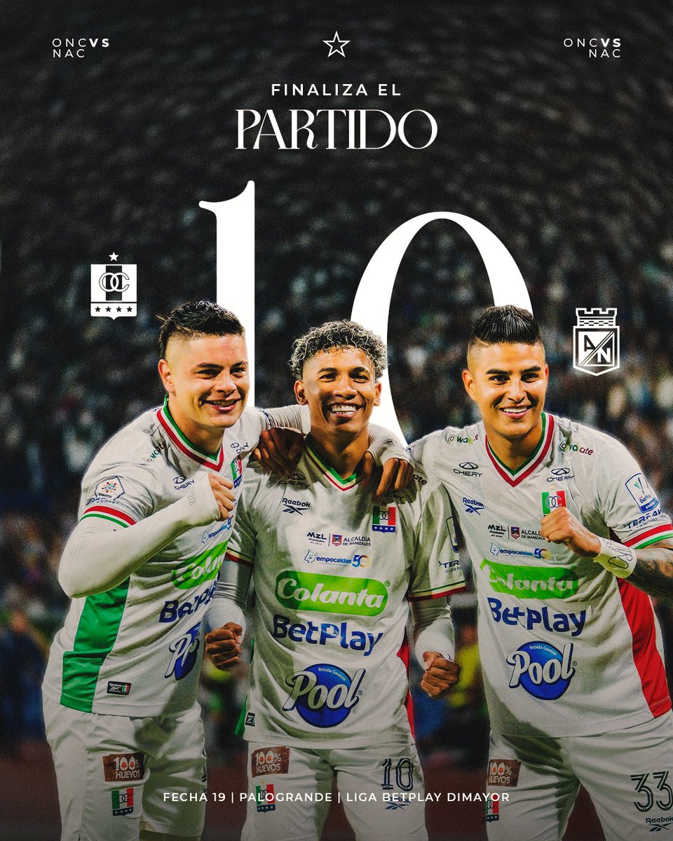 oncecaldas's tweet photo. ⏱️90+4’ [ONC 1-0 NAC]
Gracias mi Blanco !!! 
#VoyConTodoXElOnce https://t.co/mSe4yInIDJ