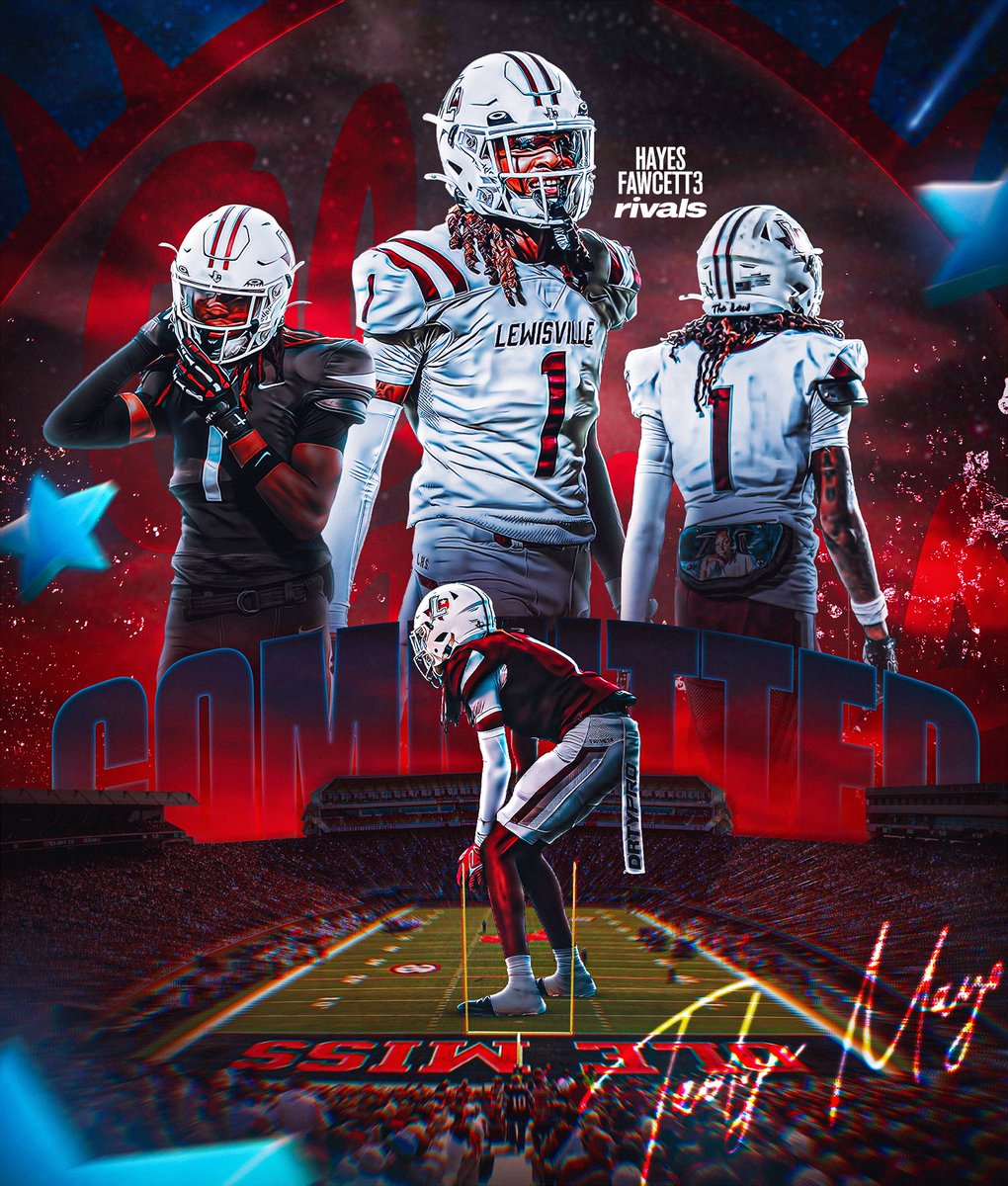 Hayesfawcett3's tweet image. BREAKING: Four-Star CB Taelyn Mayo has Committed to Ole Miss, he tells me for @Rivals

The 6’4 185 CB from Lewisville, TX chose the Rebels over LSU and Texas A&amp;amp;M

He’s one of the top CBs in the state of Texas   on3.com/rivals/taelyn-…