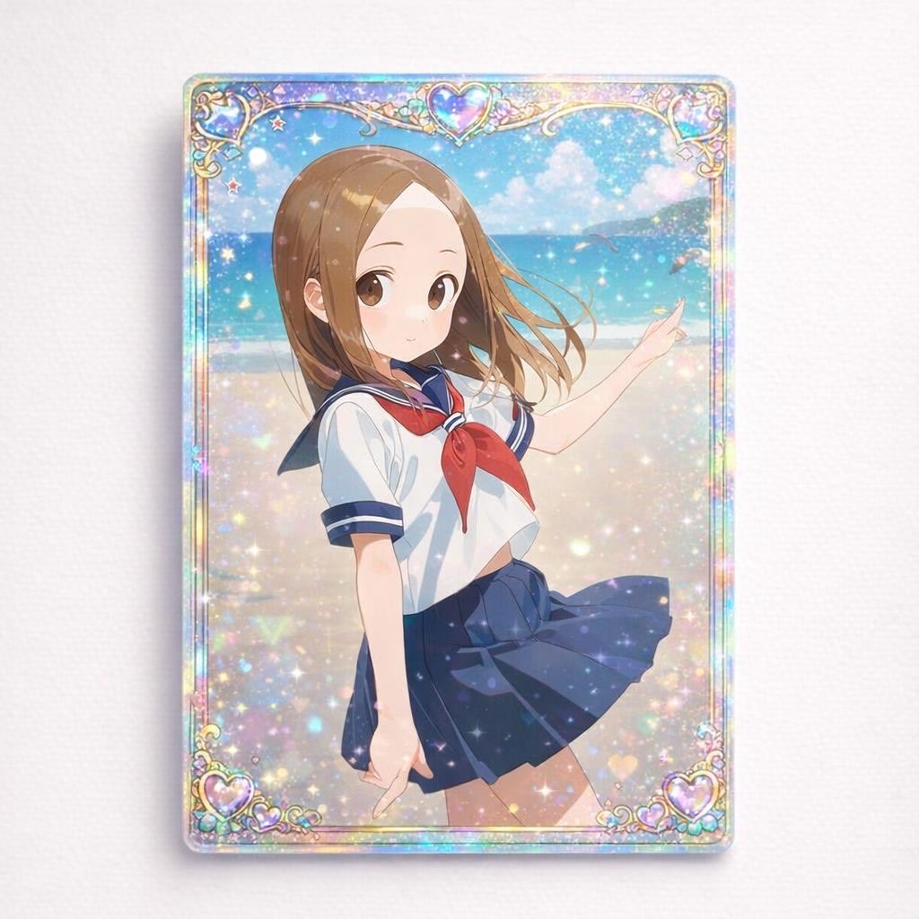 からかい上手の高木さん Tポイントカード 新品未使用レア どっちがポイント貯められるか、勝負しよっか。／「Tカード（からかい
