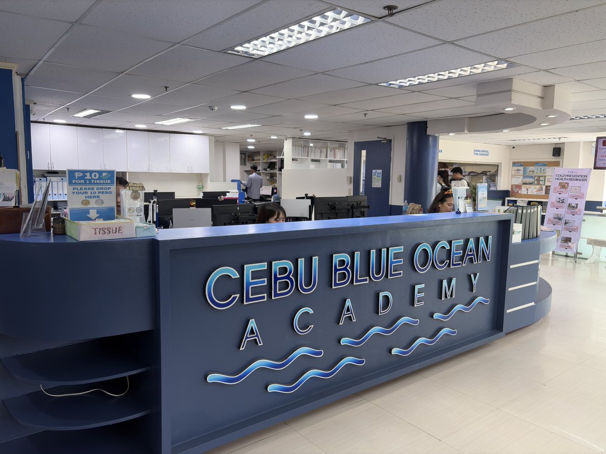 RSupportStation's tweet photo. Cebu Blue Ocean Academyは、在籍学生の平均年齢29歳と割と高めで、落ち着いた雰囲気の語学学校。4週間ごとに講師と教材が強制的に変わるため、マンネリ化しません。学校周辺も便利な環境で、リゾートエリアに立地しています。海が見えるリゾート地で長期滞在したい大人の方におすすめの学校です。 https://t.co/0O7wOGvU0E