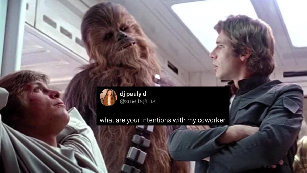 st4r_w4lk3r's tweet photo. chewie wants to make sure he's still getting paid if they break up
#skysolo #hanluke https://t.co/MDL6cRaqSm