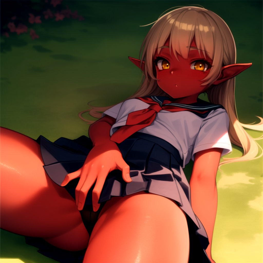 Arcanaplay's tweet photo. #goblin #nsfw #horny #pantsu https://t.co/MutF57Yby5