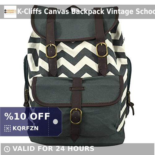 Luggage_Factory's tweet image. 🎒 Elevate your style with K-Cliffs Grey Chevron Canvas Backpack – perfect for laptops! Durable, vintage design &amp;amp; multiple pockets make it a must-have for everyday adventures. Get yours for just $24.99! #Backpacks #GreyChevron #KCliffs shortlink.store/nhcm3_vsfeub