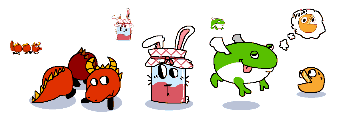 GlonkerBonkers's tweet photo. Critters from the #CYOP Community! #AFOM #PizzaTower https://t.co/hKH5d6a0t8