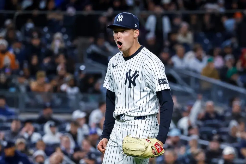 yankeesvision's tweet photo. Will Warren AL Ranks this season:

ERA: 7th
FIP: 6th
xFIP: 2nd
K/9: 3rd
BB/9: 5th
GB%: 9th
fWAR: 9th
SIERA: 2nd

He’s been a top 10 pitcher in the AL, and when everyone is healthy, he’s probably our 5th starter. https://t.co/TfJ3kFVMOd