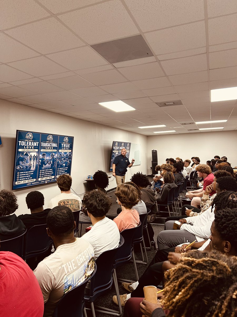 FoleyLionsFB's tweet photo. Introduced our 2nd program pillar in our Character Ed program this week- developing a connection and love for each other and for Foley! 

#OwnIt #1ROAR 🦁 https://t.co/CJzcushsuP