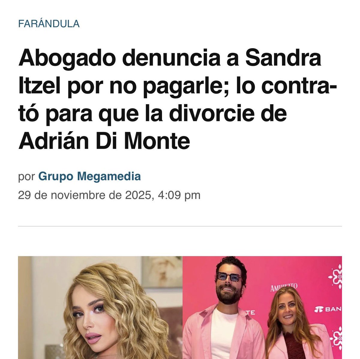 Que le pongan una foto del abogado que Sandra Itzel estafó y hasta la fecha no le paga los honorarios por el caso Adrián di monte  #LCDLF6