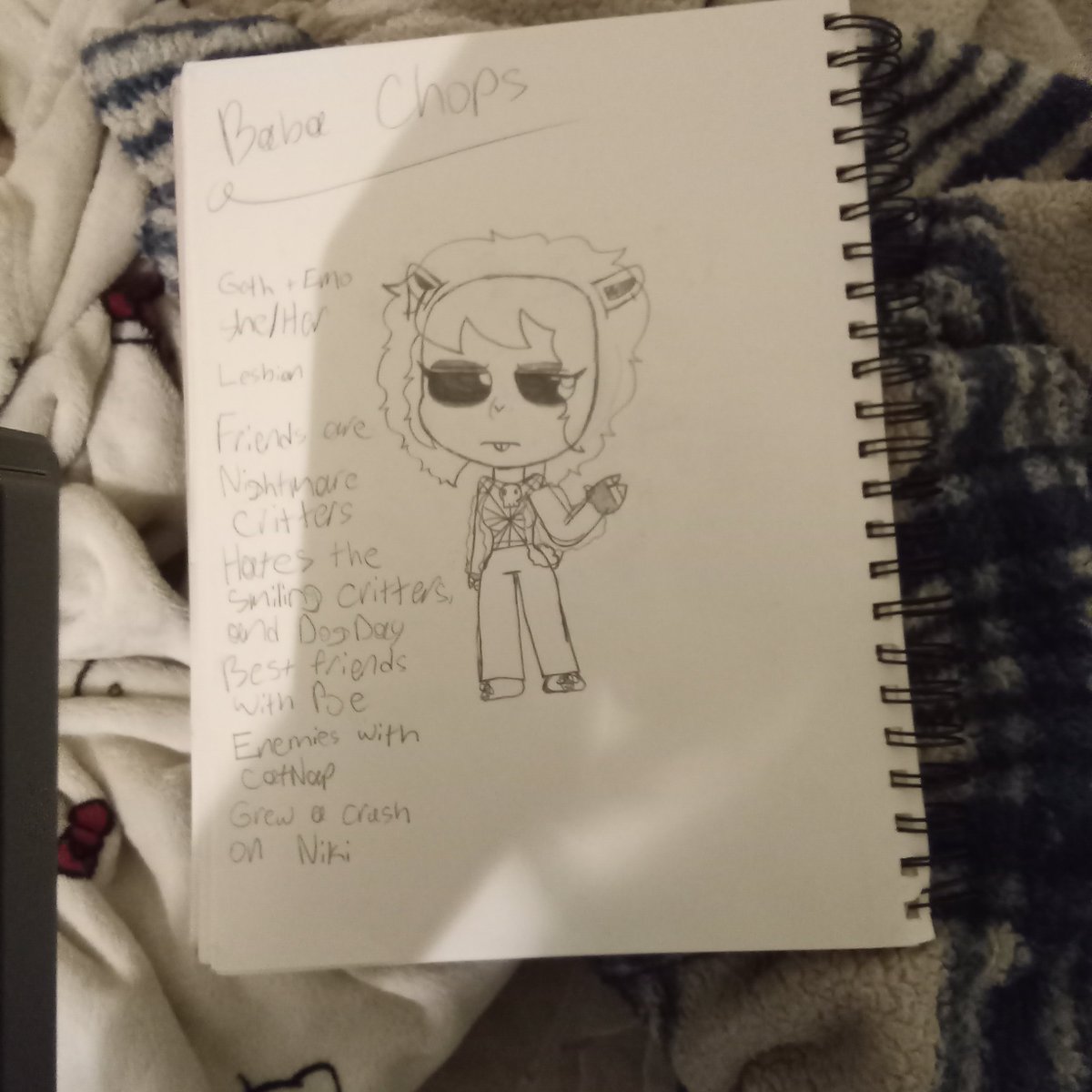 marchr_official's tweet image. What's this? Baba Chops in my art style? Yesh. I drew her for the first time. I wanna draw more of her. Including her meeting Niki. I redesigned Niki's jester makeup by the way. I'll show it soon.

#nightmarecritters #babachops #fanart