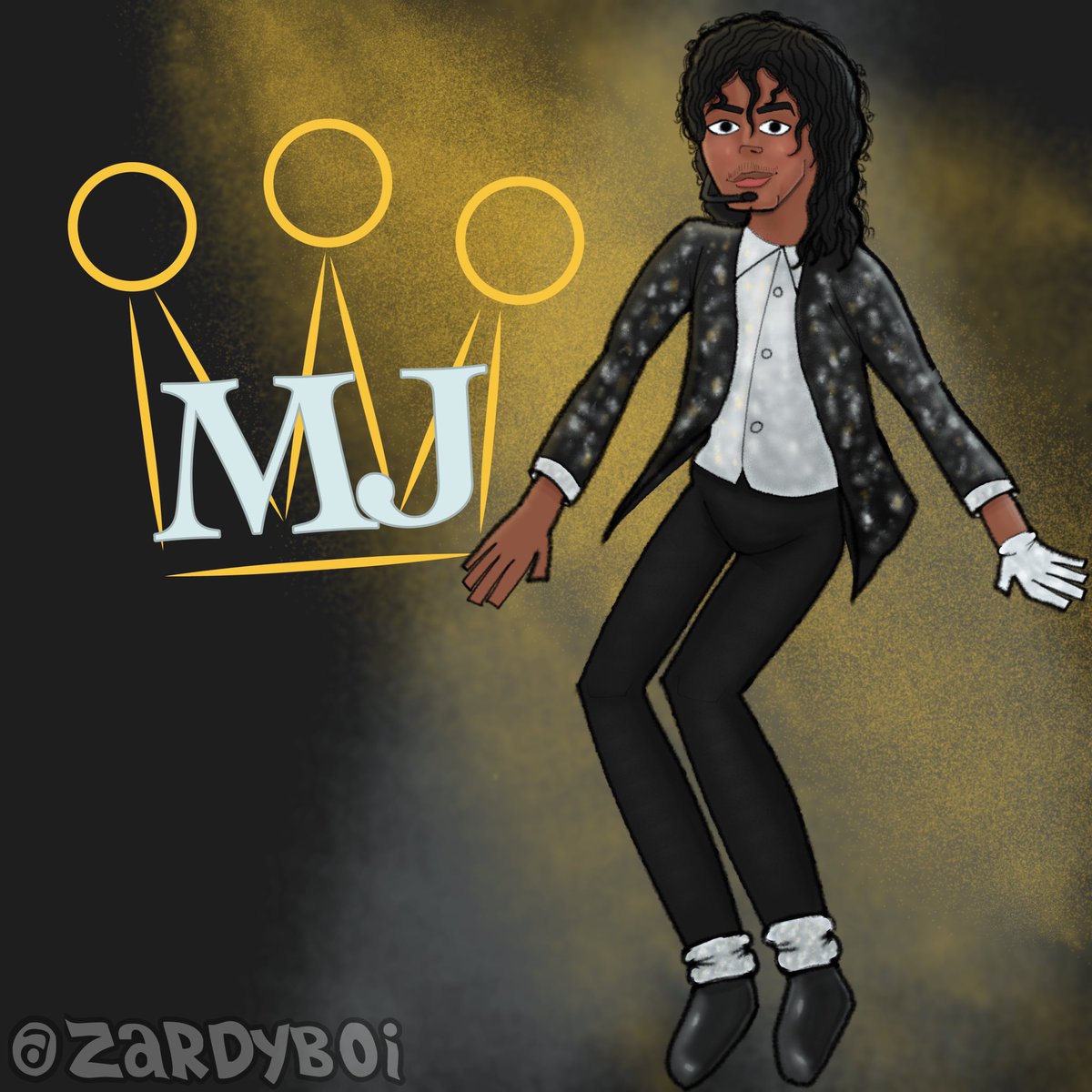 Zardyboi's tweet image. Drew the GOAT #MichaelJackson 

#FanArt #DigitalArt