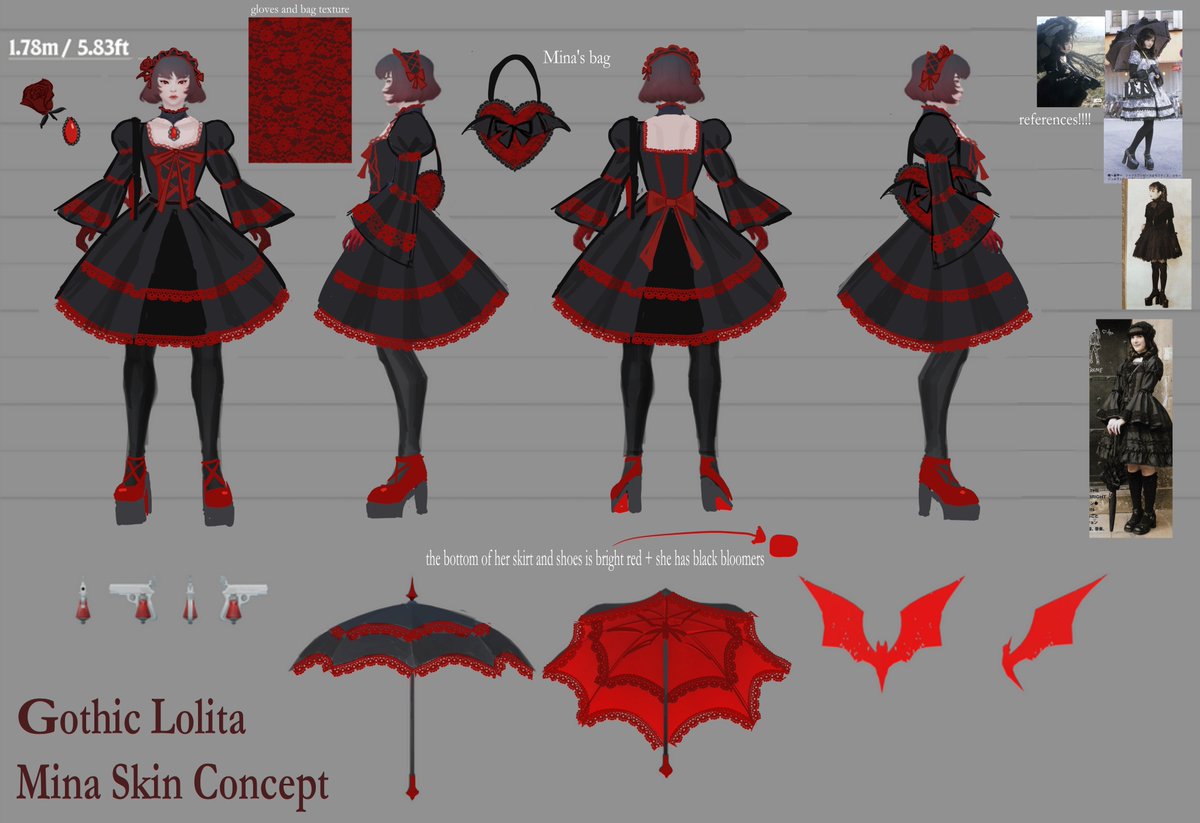 __catspajamas's tweet photo. mina gothic lolita skin/mod concept!!!

#deadlock https://t.co/eFjHUi8UdC