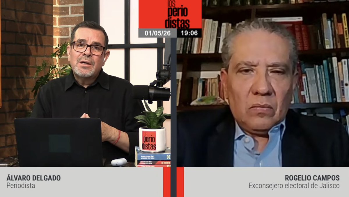 SinEmbargoMX's tweet image. #EnEntrevista  Rogelio Campos, ex consejero electoral de Jalisco comparte a @alvaro_delgado como la mayoría de consejeros electorales de Jalisco enfrentan un proceso de remoción a seis meses del inicio del proceso electoral. 

🔴#EnVivo: Los Periodistas  youtube.com/watch?v=vM5KUg…
