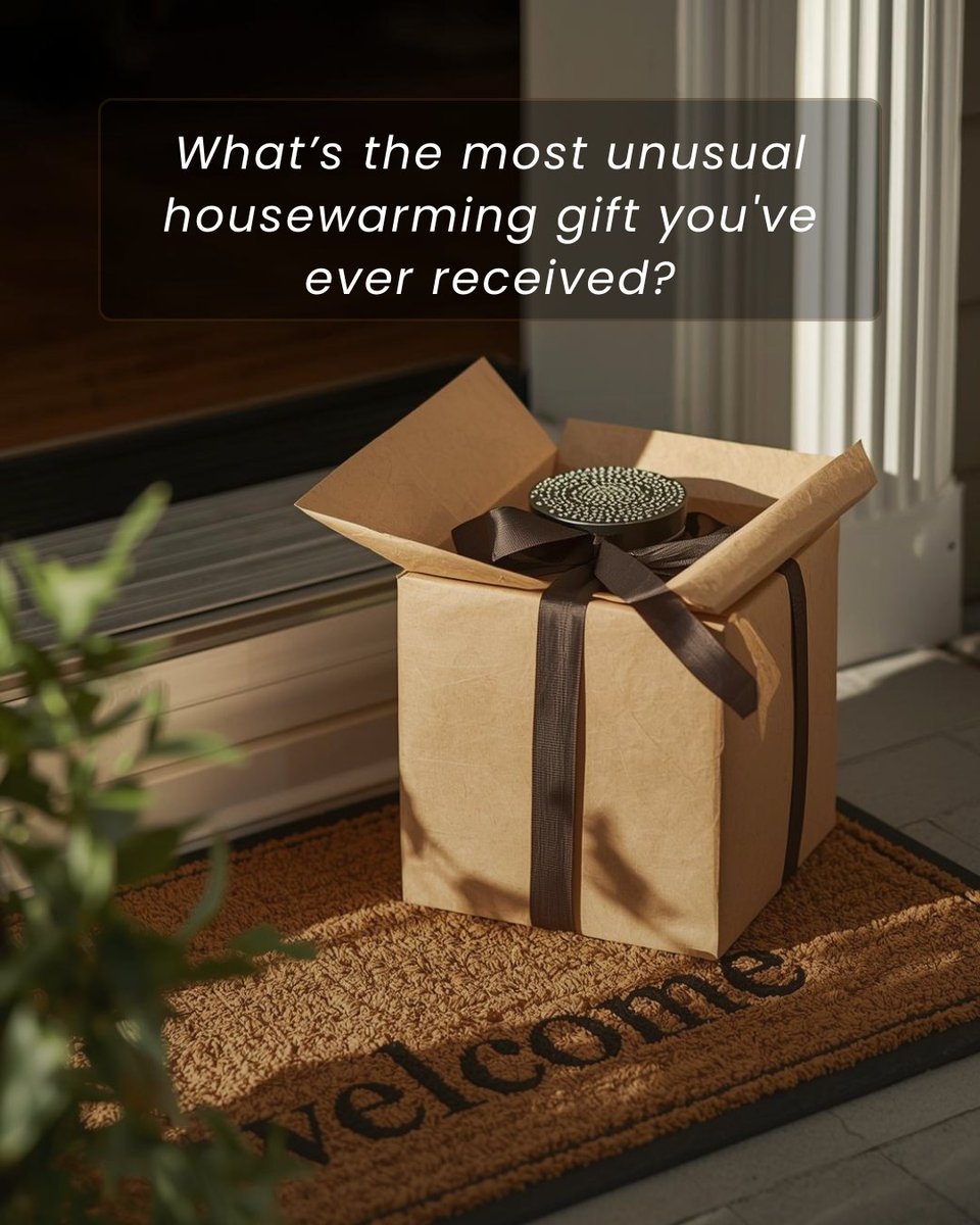 ClayForgan's tweet image. What's the most unique housewarming gift you've ever gotten? 🎁

#housewarming #housewarminggift #homeowner #rentvsown #realestatefun #realestate