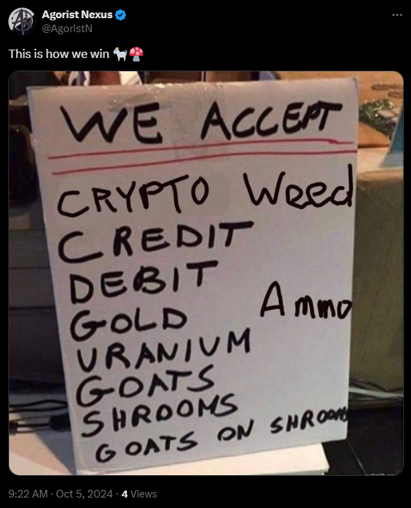 Agorist Nexus (Brandon) tweet media