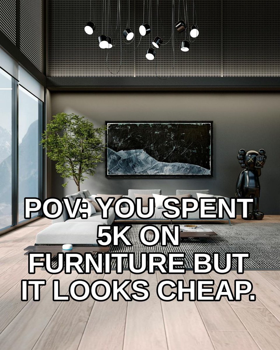 TheNoxdecor's tweet image. Why your home looks cheap (its not the furniture).

Its the lighting. Always the lighting.

SAVE this post!

Follow: @noxdecor
#QuietLuxury #InteriorDesign #TorontoDesign #NoxDecor #HomeDecorTips