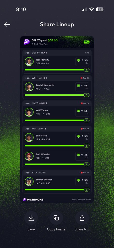 SonnyboiPicks's tweet image. Cash 💰 

TAP IN FOR ALL PLAYS⬇️

t.me/+xj2_VhYc-7c4N…

#GamblingX #GamblingTwitter #NBA #PrizePicks #NBAX #NHL #NFLCombine