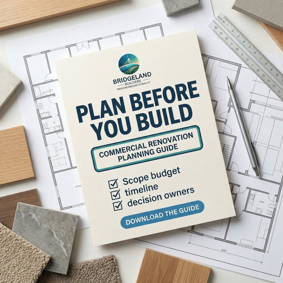 bridgeland58384's tweet image. Commercial renovation? Get the essentials right:
Budget 💰
Design 🏢
Timeline ⏳
Permits 📜
Contractor 🔧
Start with a clear plan: asset-uplift-winnipeg.lovable.app
#CommercialRenovation #RenovationPlanning #BusinessTips