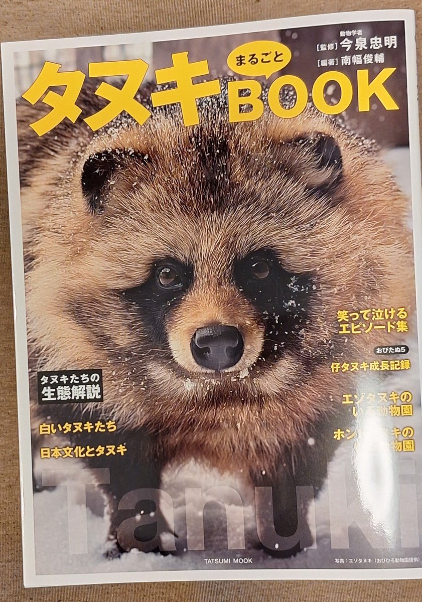 まるごとタヌキBOOK届いたよ。