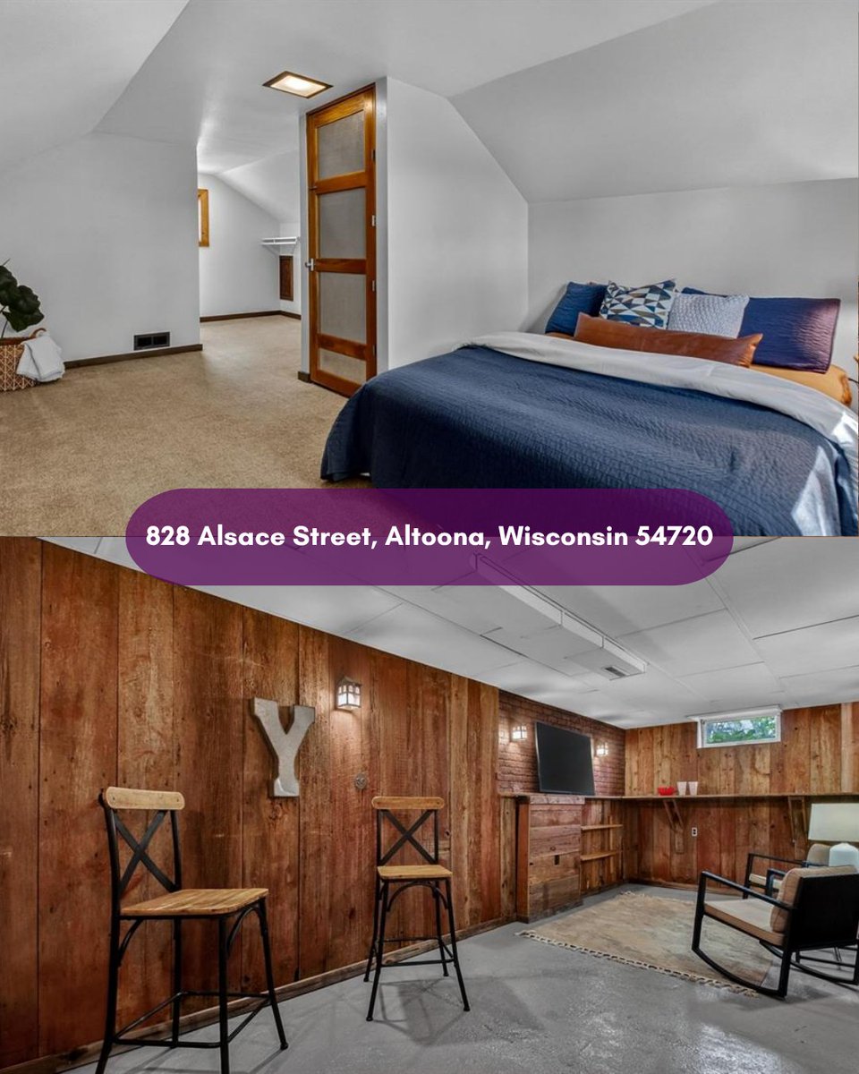maryfrufdq's tweet image. 🏡 New Listing – Altoona, WI! 828 Alsace St: Adorable 3BR on a double lot with a large eat-in kitchen, fenced yard, 36x20 garage + shed. Updates include roof (2026), windows, furnace &amp;amp; A/C (2021). Message me for details or a showing!

#Homes #RealEstate #Altoona #WIRealty