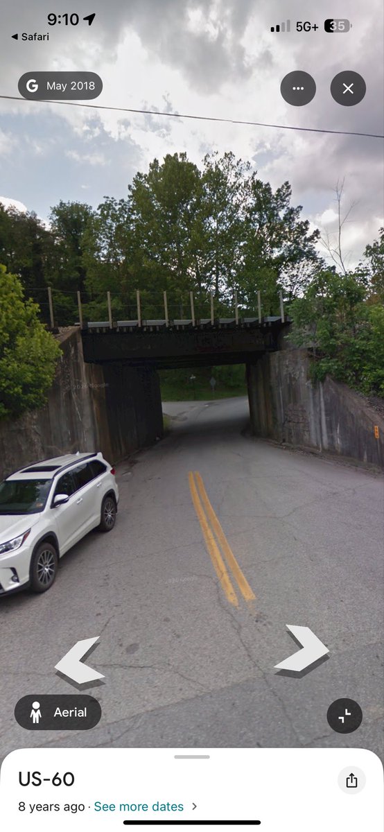 realheatherhall's tweet image. The bridge on Route 60 reimagined as an expansive golden gateway rising where everyday travel meets extraordinary design ✨ #Barboursville #WestVirginia #beforeandafter #ai #digitaldesign #architecture