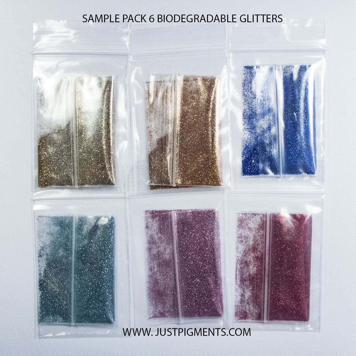 JustPigmentsAZ's tweet image. The 6 Biodegradable Glitters Sample Pack is an awesome way to try our EARTH FRIENDLY Glitter! You get SIX 2g samples of our most popular Glitter colors - Platinum Gold, Light Copper, Royal Blue, Sky Blue, Pink, &amp;amp; Bright Peach.

Link ▶️ justpigments.com/products/biode…

#pigments #makers