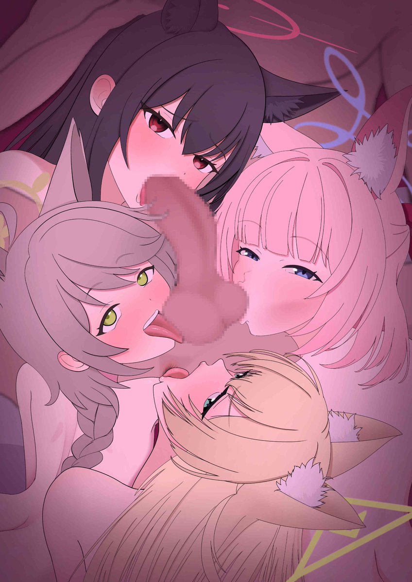 ヘイロー描き忘れてました💦
改めてFOX小隊、実装おめでとう！💖

I forgot to draw the halo 💦
Once again, congratulations to the FOX Squad on their implementation!💖