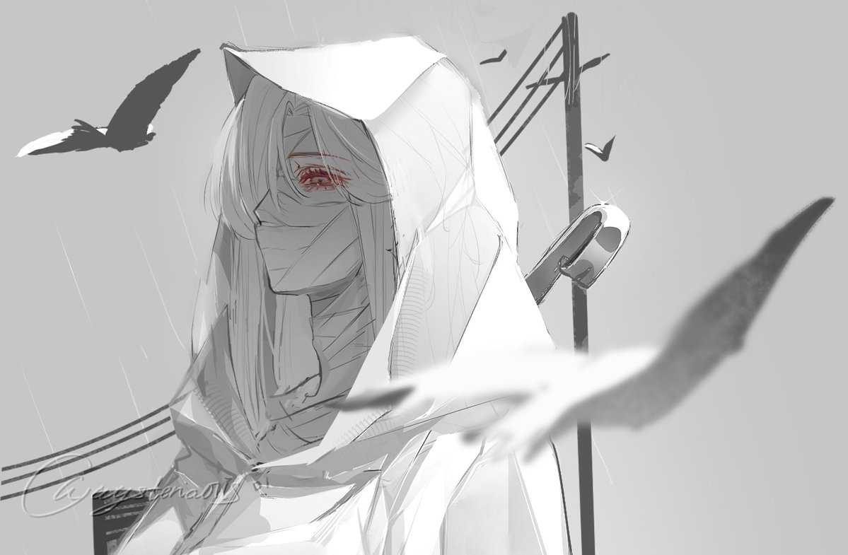 wysteria0115's tweet image. An old artwork! I posted this on another account before (it’s private now). This is my main account for work and the community—nice to meet you guys again (/▽＼)

#Homicipher 
#文字化化
