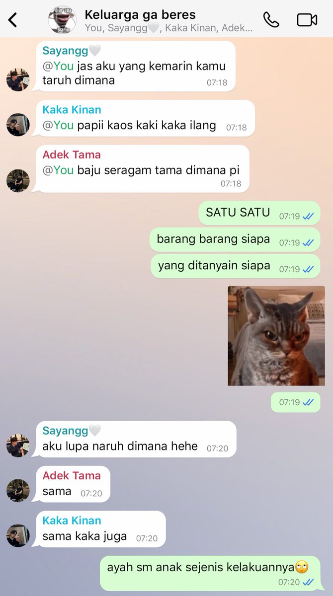 athenasiya's tweet photo. —͟͟͞͞★ Just You Fam.

Kisah keluarga chaos Kavin dan Mahesa setelah 5 tahun menikah.

— Tingmeen AU ft. Kin &amp; Tara https://t.co/jXjNCv5s7t