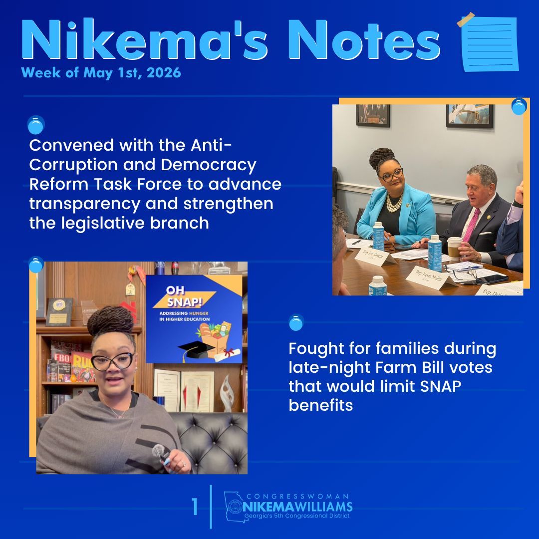 Congresswoman Nikema Williams tweet media