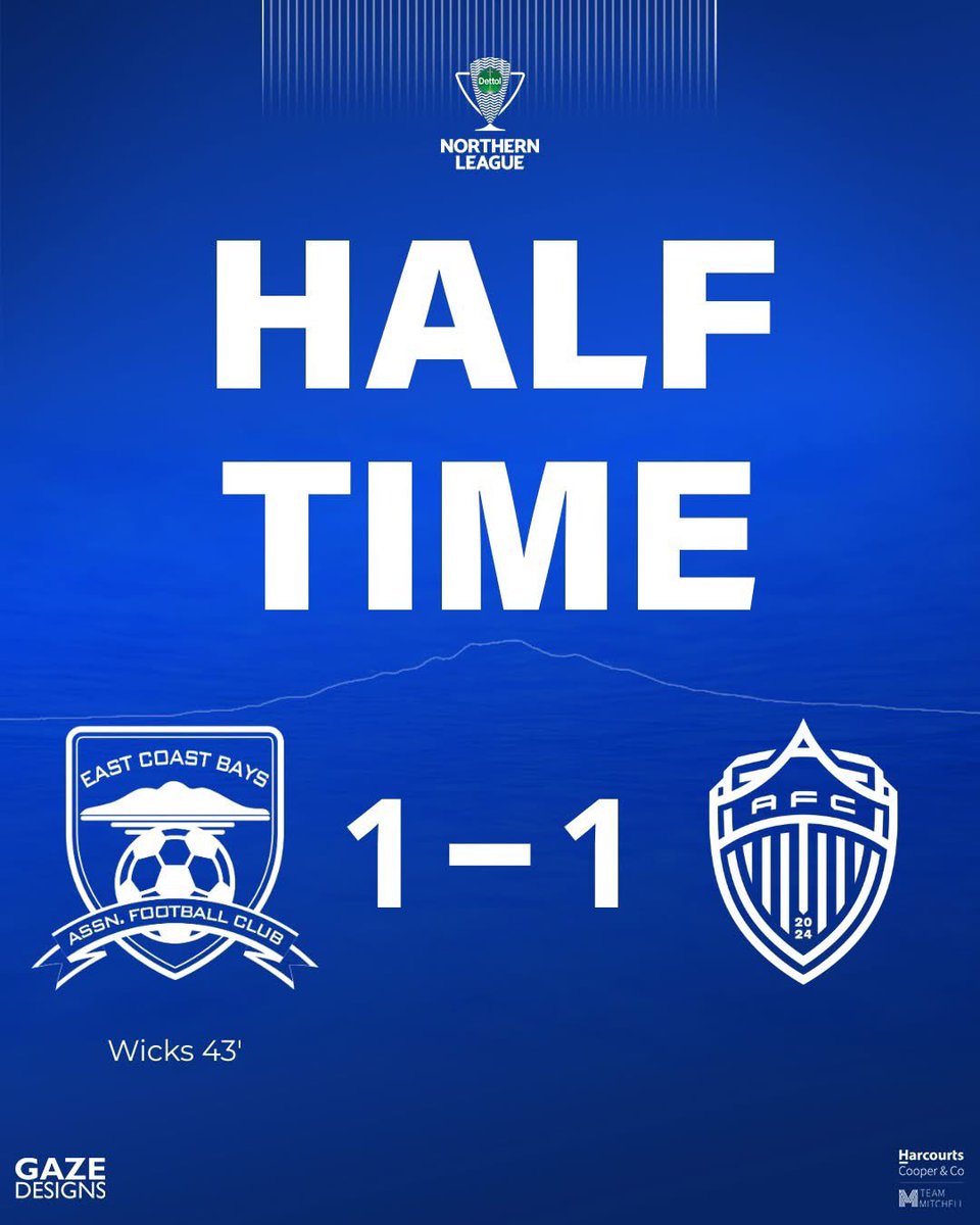 ECBAFC1959's tweet image. Auckland FC score an early pen and Louie scores late in the first half to even things up. A big second half needed. COYBays!!

⚽️ Wicks 43’

#BlueWave🌊