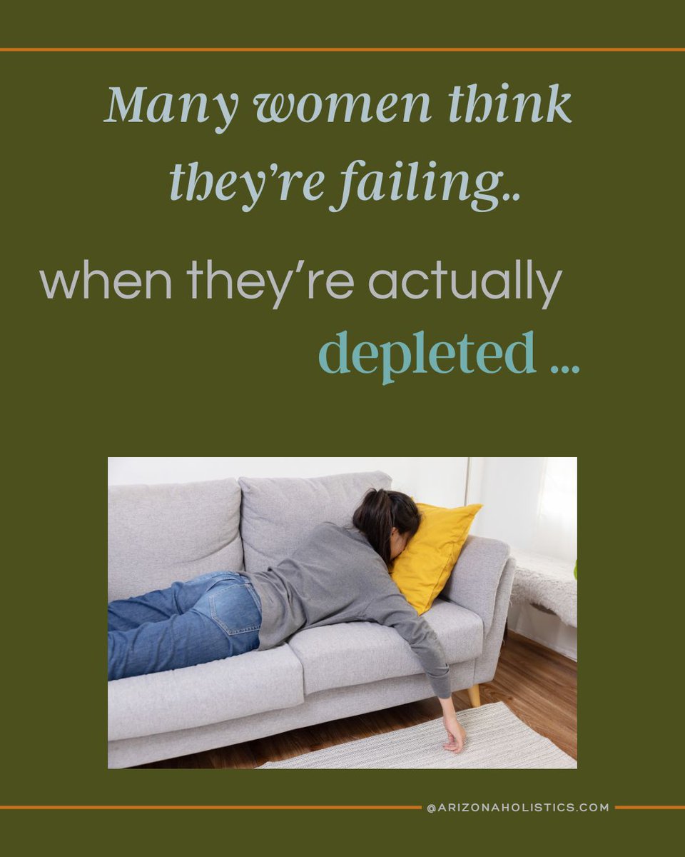 AZHolistics's tweet photo. Stress can affect sleep, mood, digestion, motivation, weight, and how connected you feel to yourself.

Sometimes what looks like failure is really overload.

Sometimes what’s needed isn’t more pressure.

It’s support, steadiness, and a gentler path forward.

If this resonates, message me RESET.

#StressRecovery #WomensWellness #BurnoutRecovery #NervousSystemHealing #HolisticHealth #EmotionalWellness #StressSupport #MidlifeWellness #HealingJourney #WomensHealth #MindBodyHealth #ArizonaHolistics #FeelLikeYourselfAgain
