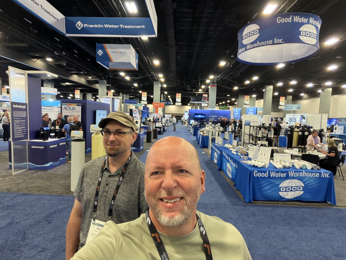wellpumppro's tweet photo. A great time at the 2026 WQA (water quality association) show in Miami FL. Lots of new technology and regulations in the water treatment industry. #watertreatment #viqua #clack #wqa https://t.co/LnYmsJvpi6