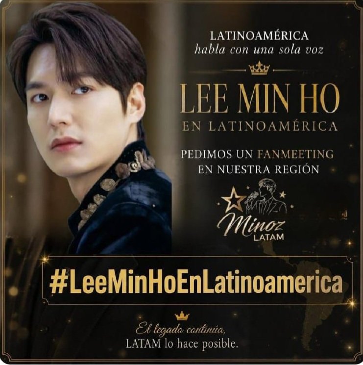 LATAM alzando la voz con amor 
#LeeMinHoEnLatinoamerica