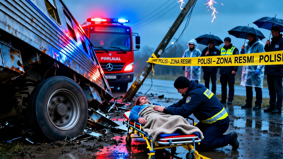 starhubglobal's tweet image. Tragic train-car collision in Central Java kills 4, including 2 children—just days after another fatal crash near Jakarta. Authorities are investigating. #Indonesia #RailSafety