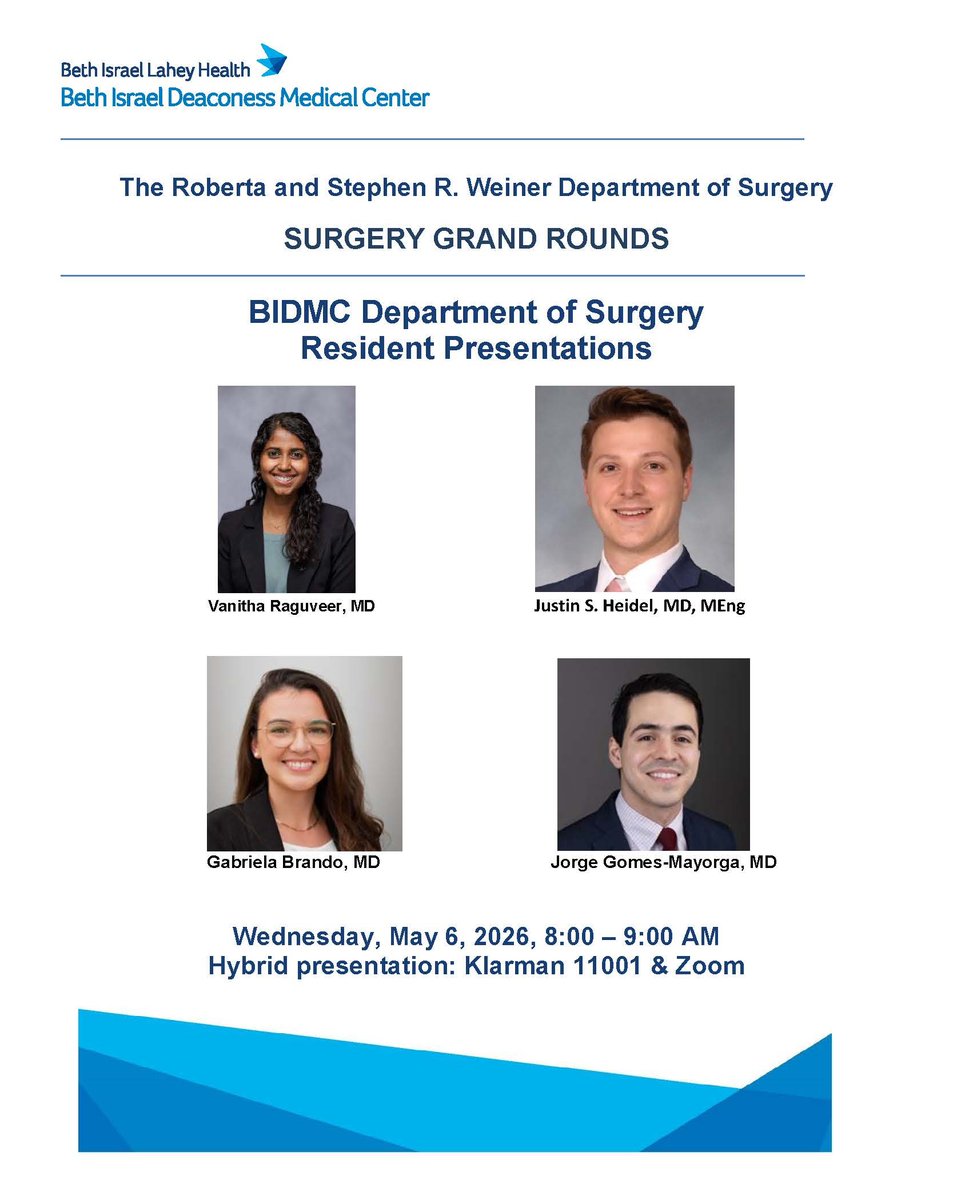 BIDMC Department of Surgery tweet media