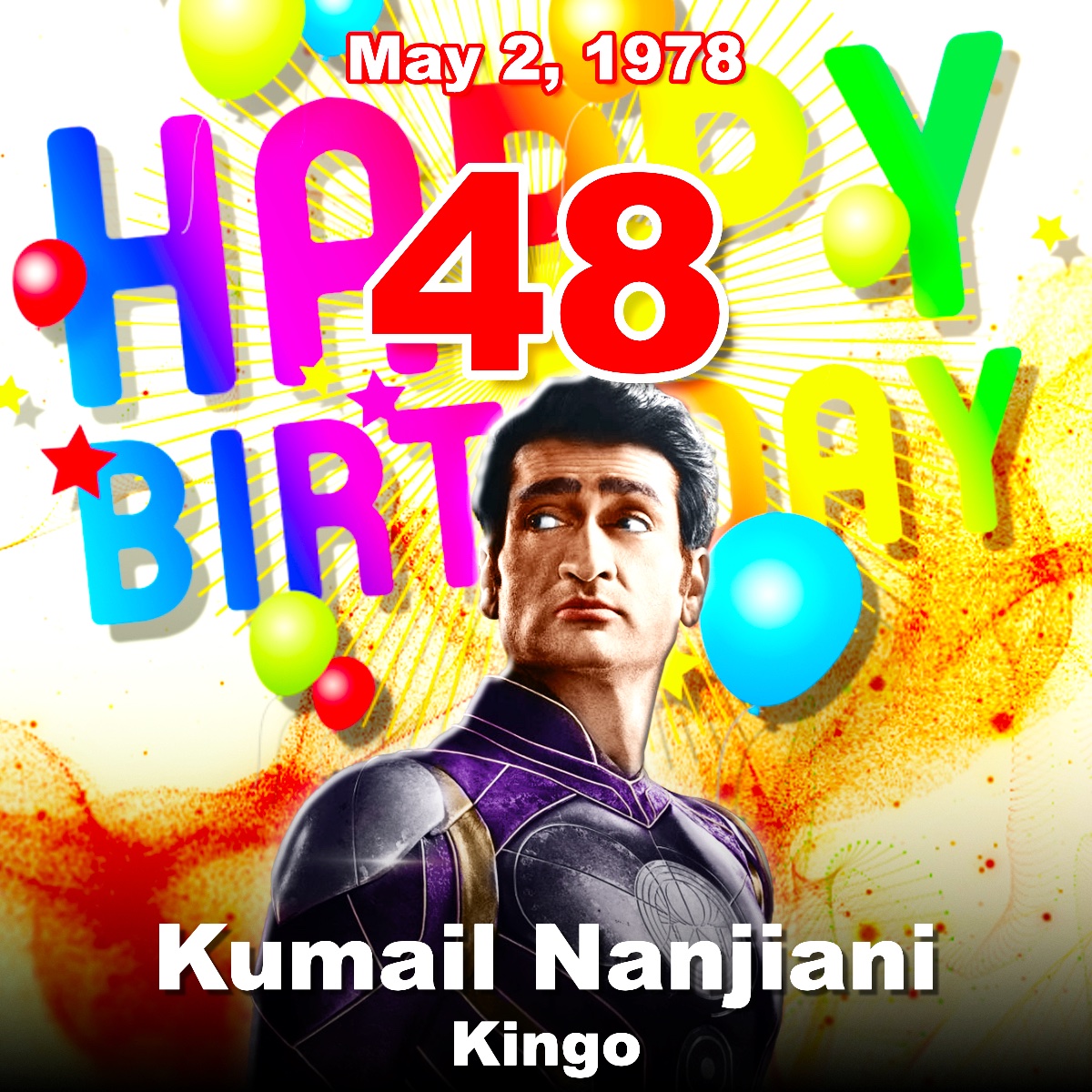 MCU_Geeks's tweet image. #Marvel #MCU #Cast #Birthday #KumailNanjiani