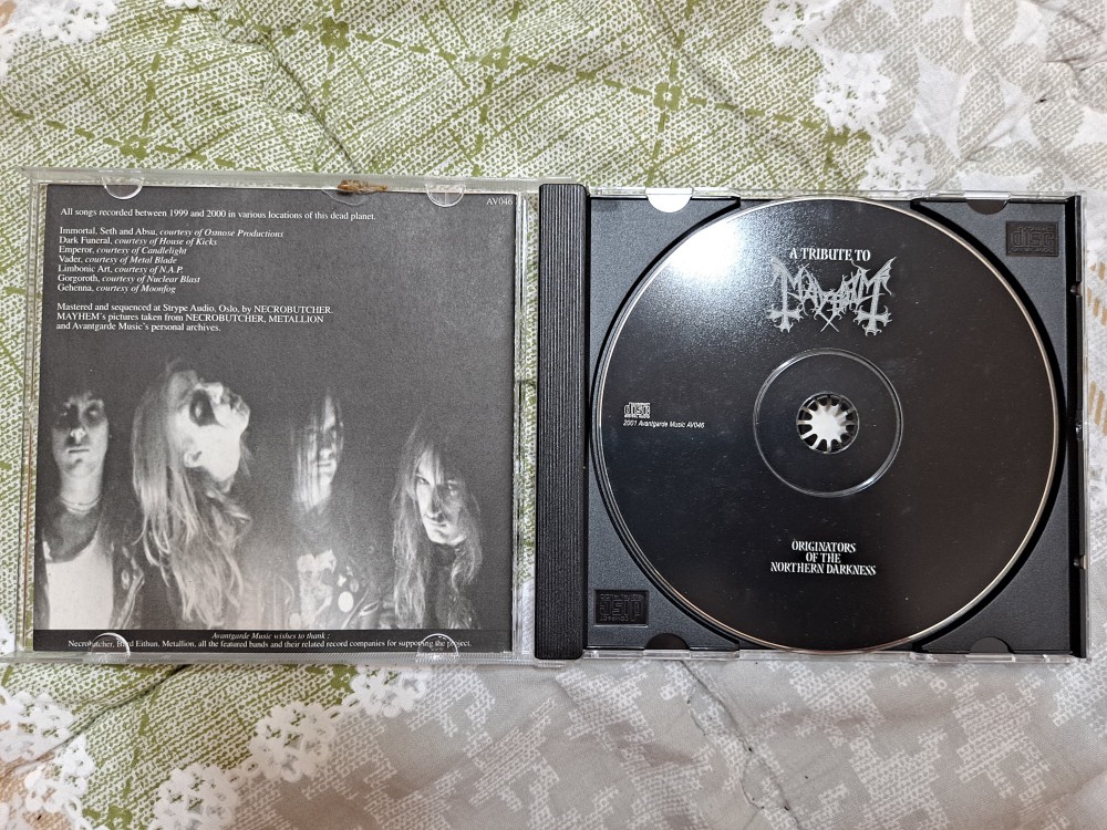 prometaller's tweet image. #NowPlaying🎧

Various Artist🇸🇪🇳🇴🇵🇱🇺🇸🇫🇷
Album: A Tribute to Mayhem: Originators of the Northern Darkness
#BlackMetal 
Released: May 2nd, 2001 
youtu.be/8L0u65Q2Sds