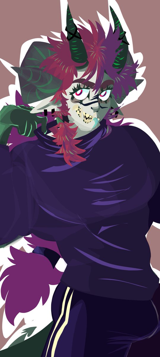 HuskyUniverser's tweet image. #dark #demon #bara #dogitalart #нюдсочетверг  what you say?