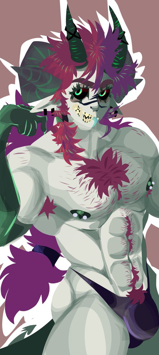 HuskyUniverser's tweet image. #dark #demon #bara #dogitalart #нюдсочетверг  what you say?