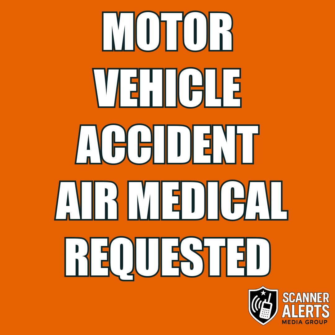 Rochnhscanner's tweet image. Waterville, ME *MOTOR VEHICLE ACCIDENT - AIR MEDICAL REQUESTED*   College Ave, Waterville, ME 04901, USA - MVA with serious Injuries, lifeflight responding. - 5/1/2026 21:41:51  

26-16997-MVA
 #MeWaterville #KennebecCounty #EmergencyResponse #AirMedical #PublicSafety

Get our …