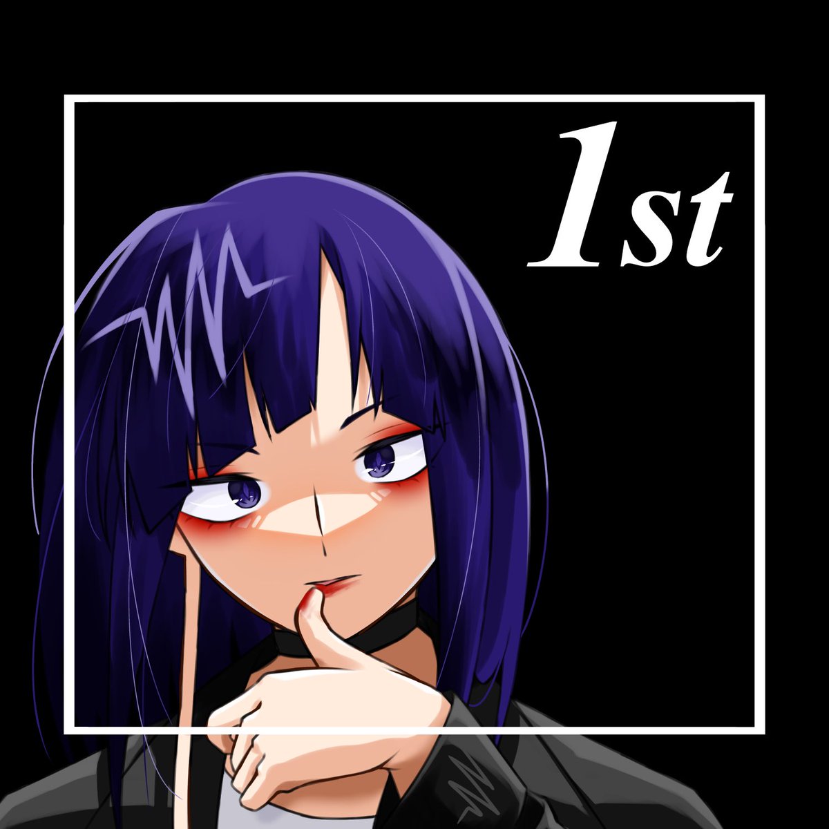藍色。 tweet media