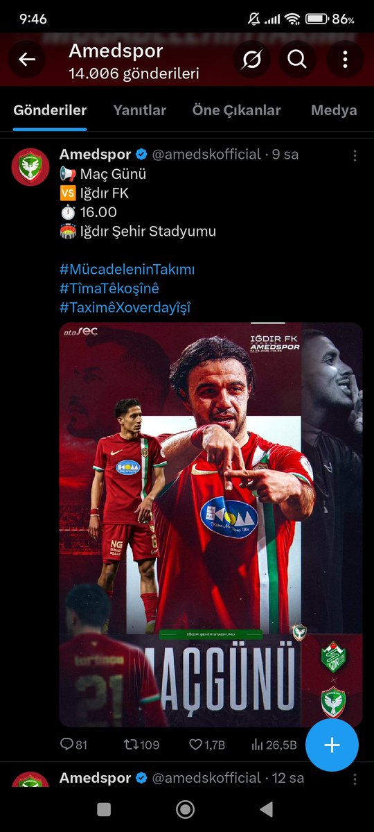 Serhat Kılıçoğlu tweet media