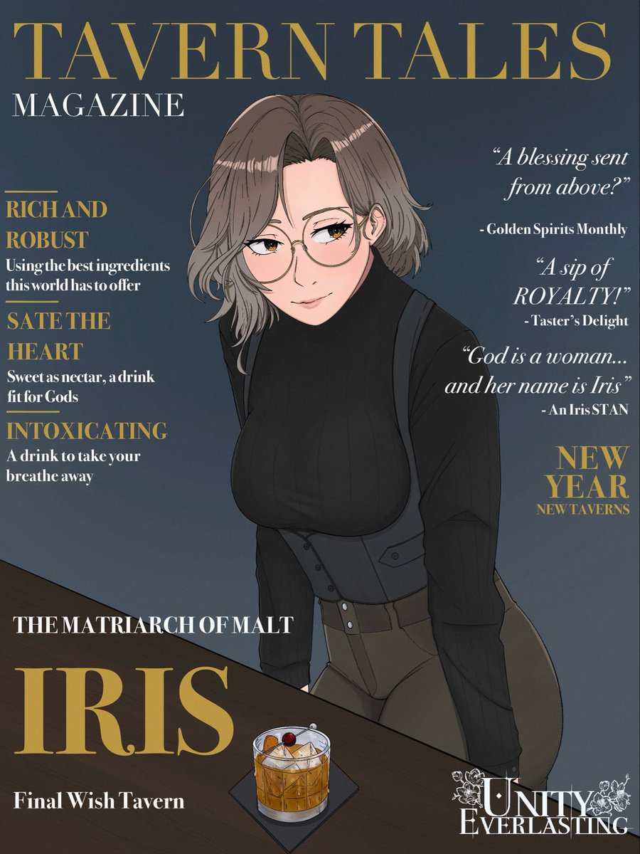 itschoitoy's tweet photo. Tavern Tales Magazine dives into and finds a hidden GEM that is currently employed at Final Wish Tavern and her name is Iris!
.
.
.
.
.
I originally planned to draw/sketch something simple and kind of went overboard 😅... https://t.co/Jq5KlcoaFU