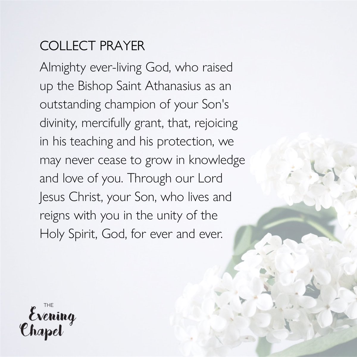 EveningChapel's tweet image. #TEC #TheEveningChapel #Dailydedication #CollectPrayer