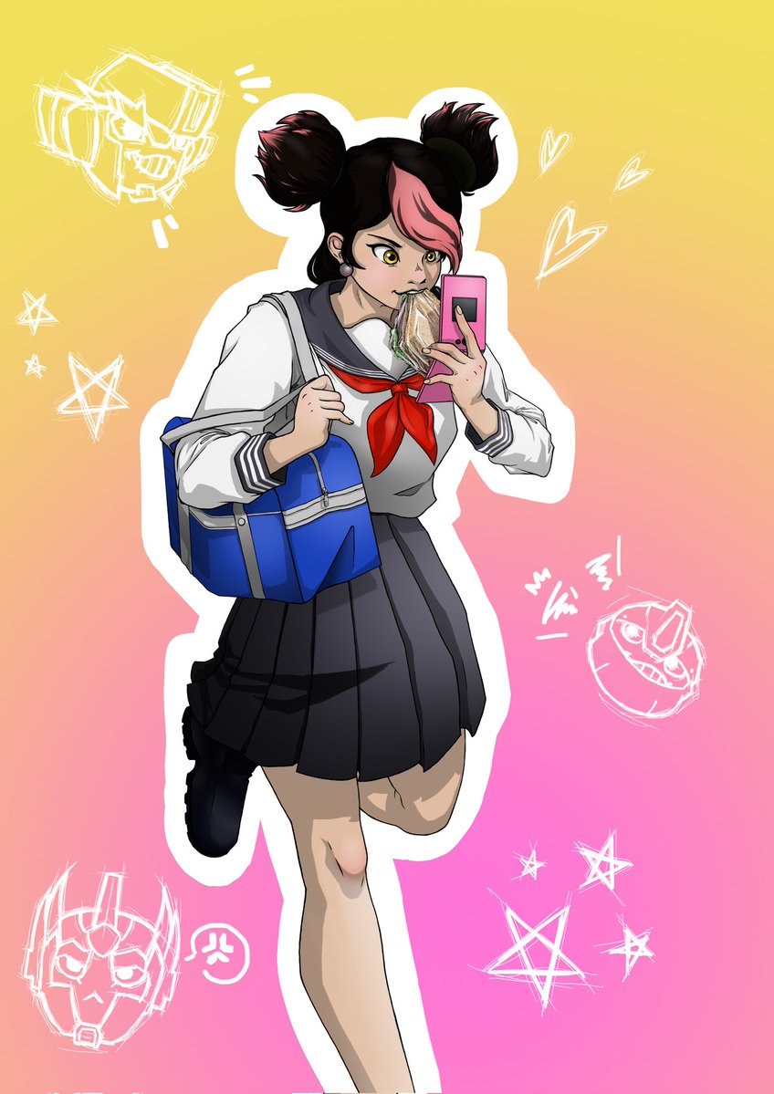 Dragase1's tweet image. #Cartoons #Art #Transformers #Transformers_Prime #TFP #Human #Autobots #Miko_Nakadai