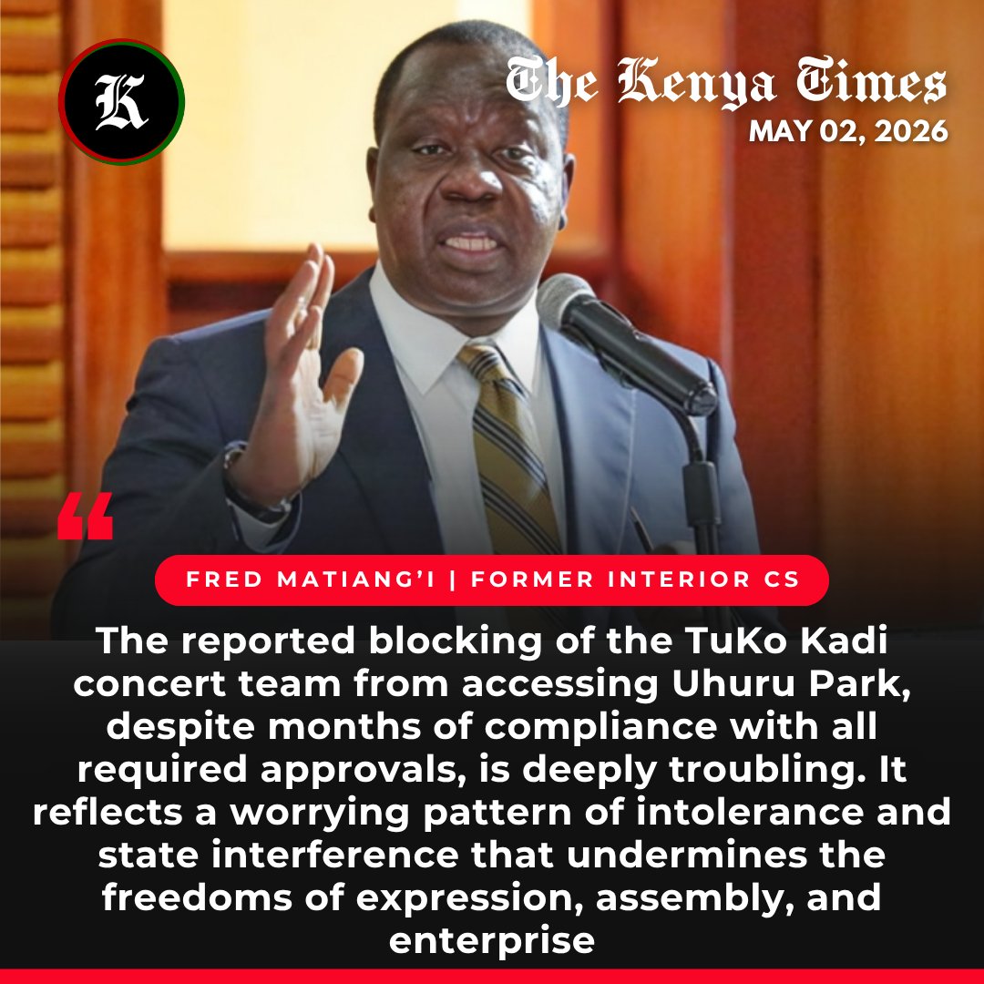 The Kenya Times tweet media
