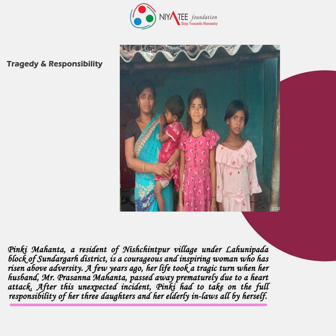 Niyatee_Org's tweet image. Pinki Mahanta from Sundargarh overcame hardship after losing her husband and struggling to support her family. With support from Niyati Foundation, she now works as a crèche worker and earns a stable income. Today, she stands strong as an inspiration to many.
#SuccessStory