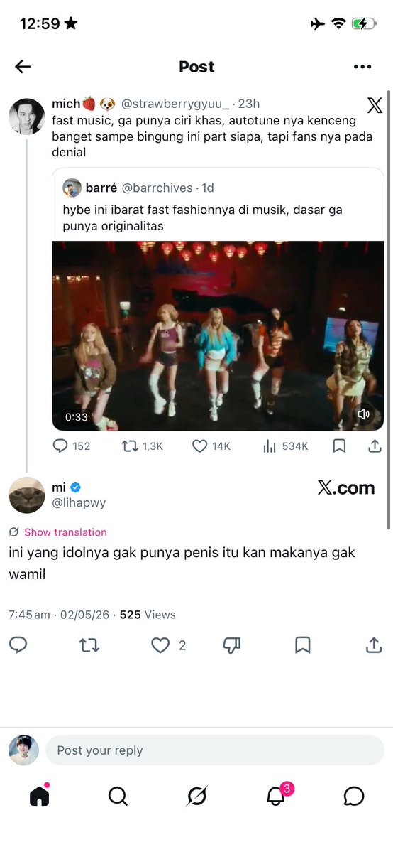 see? <a href="/strawberrygyuu_/">mich🍓🐶</a> senengkan lo twttnya hit? sebelum bacotin grub lain mikir efek sampingnya gak? fandom lain yang anti seventeen ngejadiin ini ajang hate, teruma ke scoups. ada duabelas ketikan jahat yang gua ss, ini baru dua yang gua perlihatkan, belum yang lain.

opini