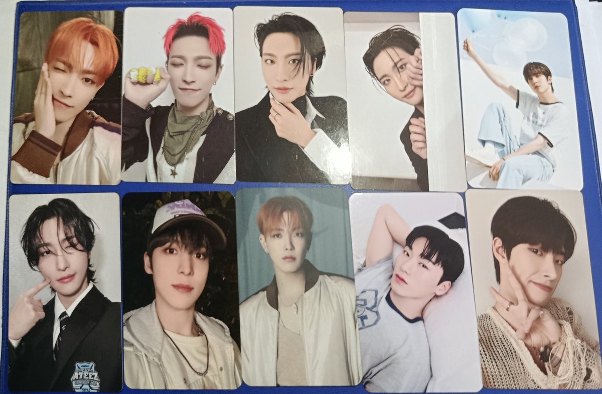 daloiseu's tweet photo. WTS LFB ATEEZ PH

TAKE ALL ONLY. DROP YOUR PRICE OFFERS. 

- can do long dop
- v good condi 

🏷️ hongjoong seonghwa yunho yeosang san mingi wooyoung jongho ateez atiny photocard https://t.co/oicktzOL1Z